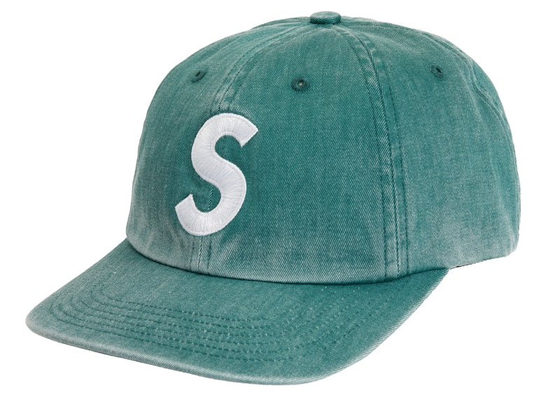 Supreme Pigment Print S Logo 6-Panel Dark Teal