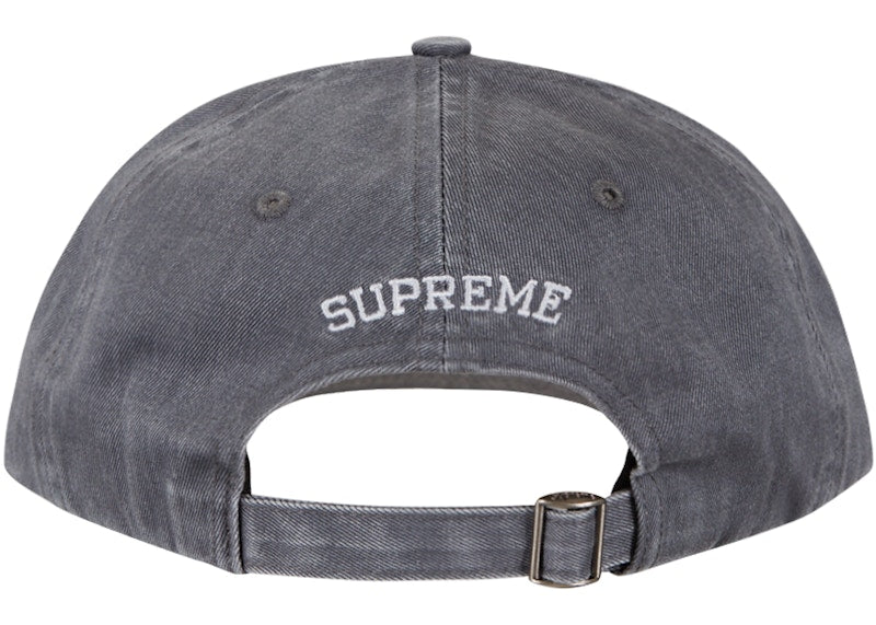 Supreme Pigment Print S Logo 6-Panel 6-Panel (FW22) Grey