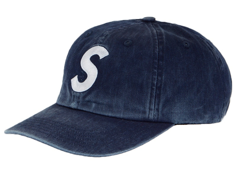 Supreme Pigment Print S Logo 6-Panel 6-Panel (FW22) Indigo