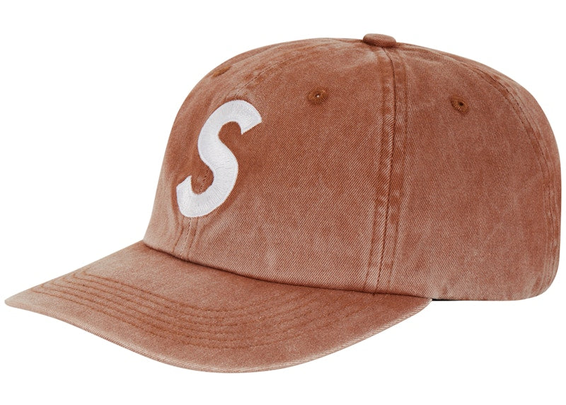 Supreme Pigment Print S Logo 6-Panel 6-Panel (FW22) Tan