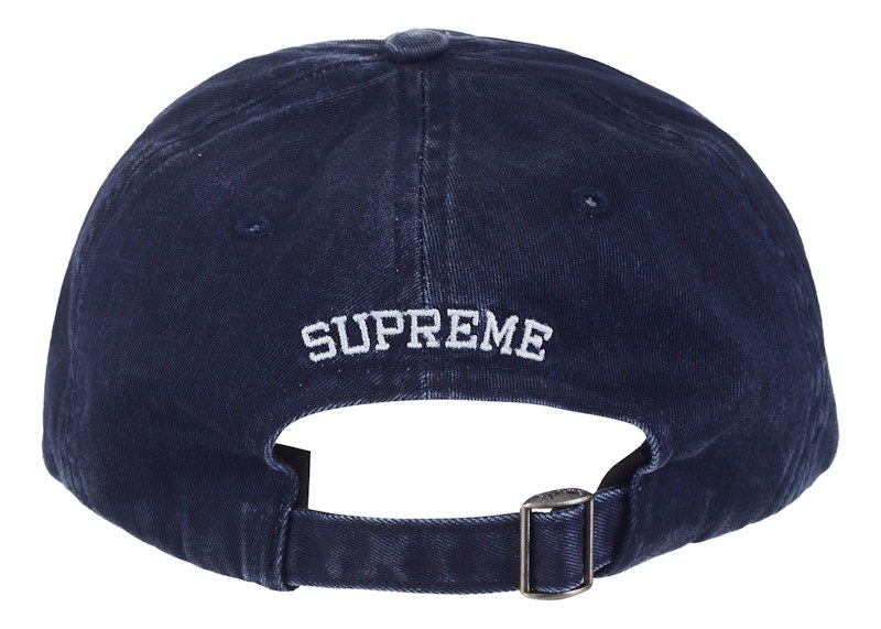 Supreme Pigment Print S Logo 6-Panel (FW23) Navy