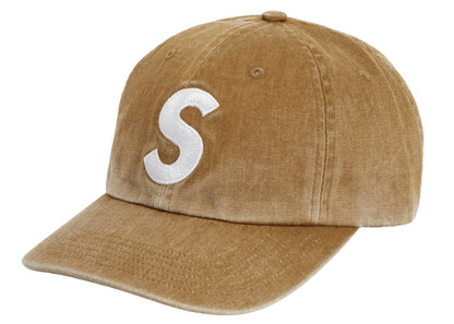 Supreme Pigment Print S Logo 6-Panel Tan