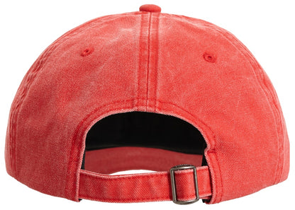 Supreme Pigment Print Script Logo 6-Panel Red