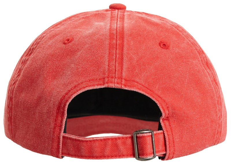 Supreme Pigment Print Script Logo 6-Panel Red