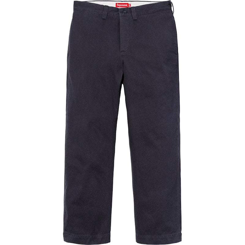 Supreme Pin Up Chino Pant Light Navy