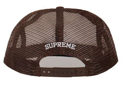 Supreme Pin Up Mesh Back 5-Panel Brown