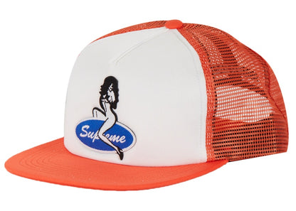 Supreme Pin Up Mesh Back 5-Panel Orange