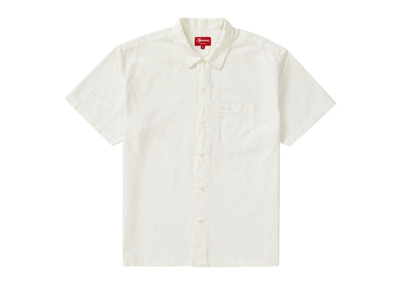 Supreme Pinhole S/S Shirt White