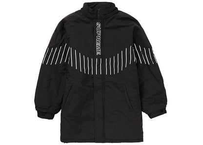 Supreme Pinstripe Panel Sports Parka Black