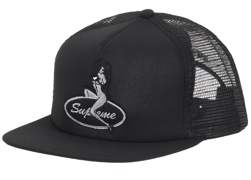 Supreme Pinup Mesh Back 5-Panel Black