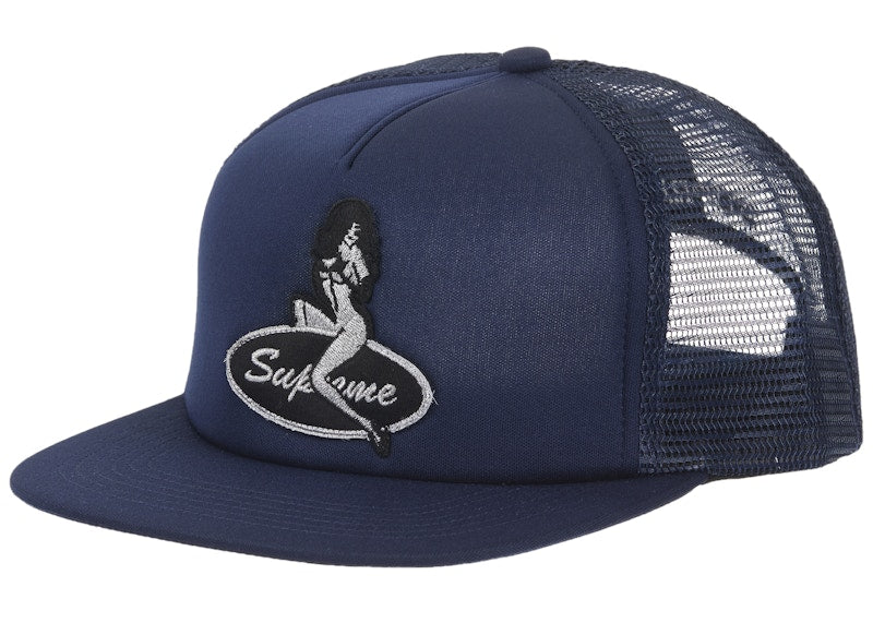 Supreme Pinup Mesh Back 5-Panel Navy