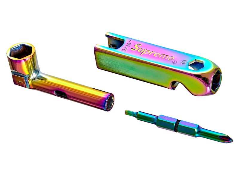 Supreme Pipe Skate Key Iridescent