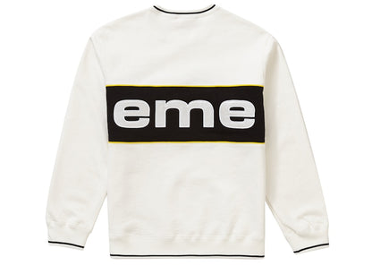 Supreme Piping Crewneck White