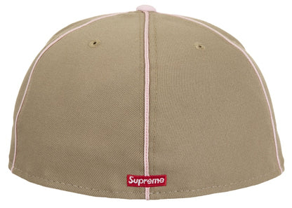 Supreme x New Era Piping Script Logo Cap Brown