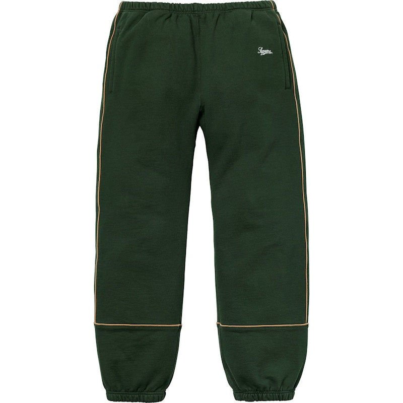 Supreme Piping Sweatpant Dark Green