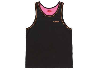 Supreme Piping Tank Top Black