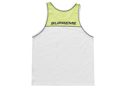 Supreme Piping Tank Top White