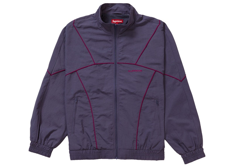 Supreme Piping Track Jacket (SS19) Grey