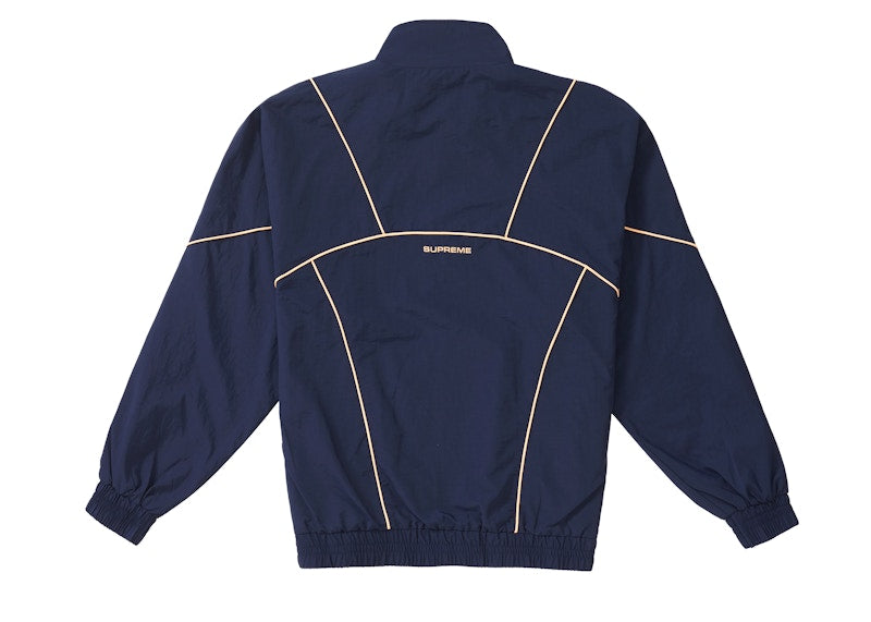 Supreme Piping Track Jacket (SS19) Navy