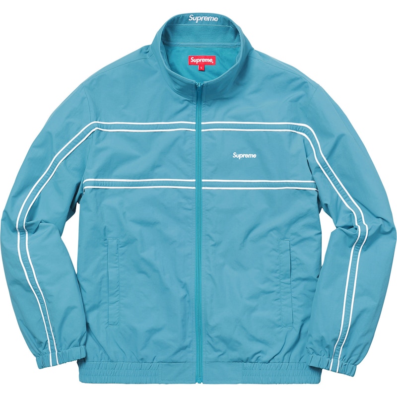 Supreme Piping Track Jacket Teal