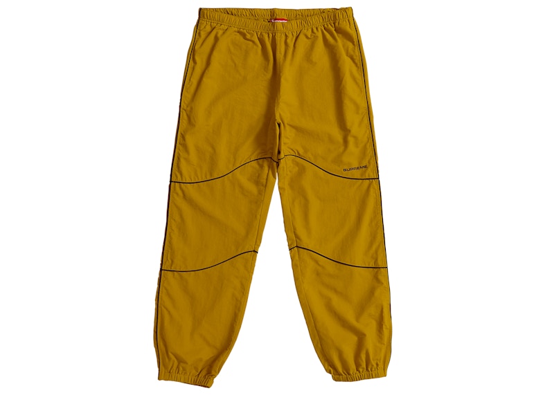 Supreme Piping Track Pant (SS19) Mustard