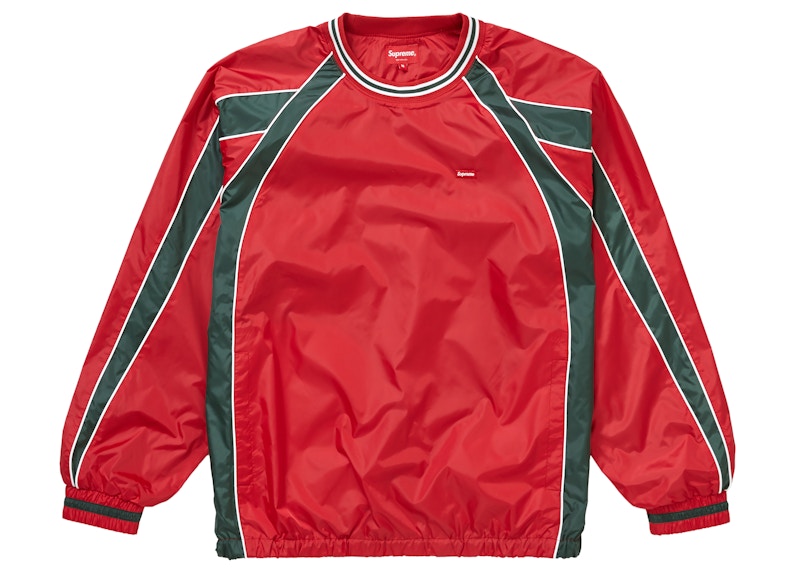 Supreme Piping Warm Up Pullover Red