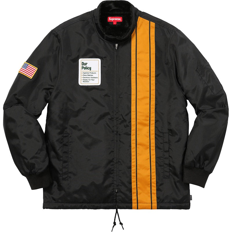 Supreme Pit Crew Jacket Black