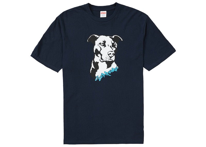 Supreme Pitbull Tee Navy
