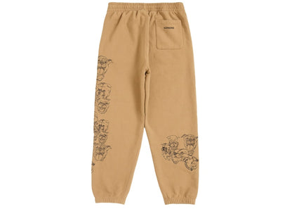 Supreme Pitbulls Embroidered Sweatpant Brown