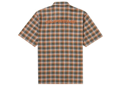 Supreme Plaid S/S Shirt (SS22) Orange