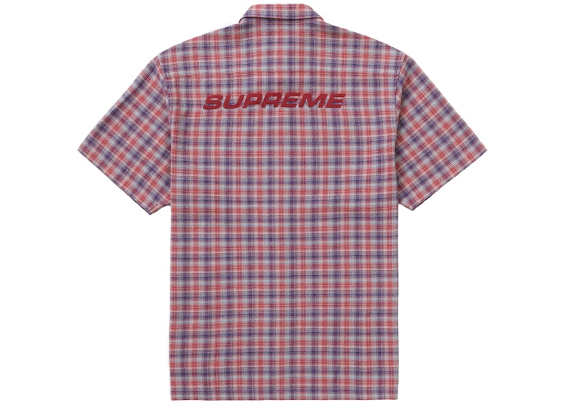 Supreme Plaid S/S Shirt (SS22) Red