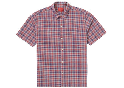 Supreme Plaid S/S Shirt (SS22) Red