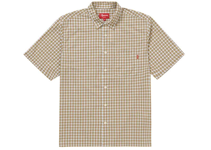 Supreme Plaid S/S Shirt White