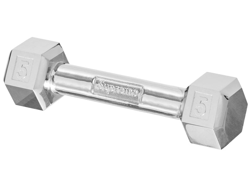 Supreme Plated Dumbbell Silver Plated