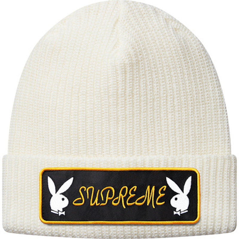 Supreme Playboy Beanie White