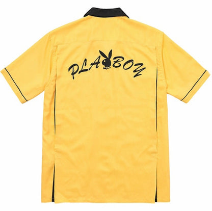 Supreme Playboy Bowling Shirt Yellow