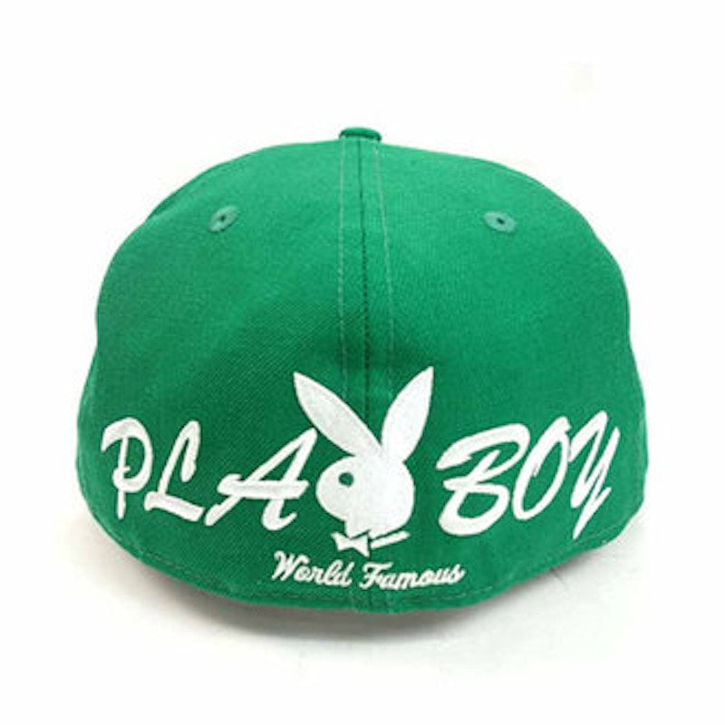 Supreme Playboy Box Logo New Era Cap Green