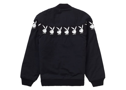 Supreme Playboy Crew Jacket Black