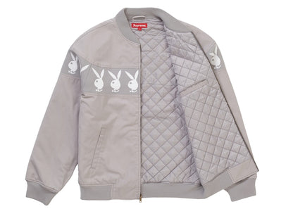 Supreme Playboy Crew Jacket Grey