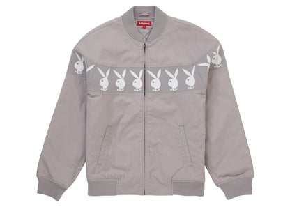 Supreme Playboy Crew Jacket Grey