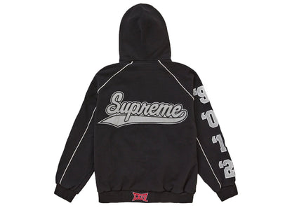 Supreme Playoffs Zip Up Hooded Sweatshirt Black