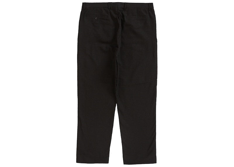 Supreme Pleated Trouser Black