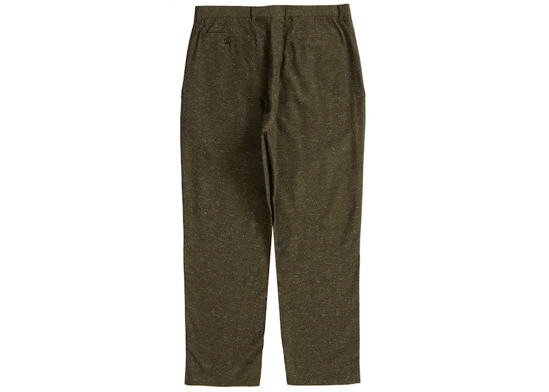 Supreme Pleated Trouser Dark Green