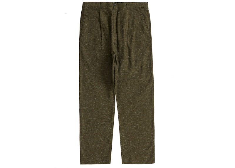 Supreme Pleated Trouser Dark Green