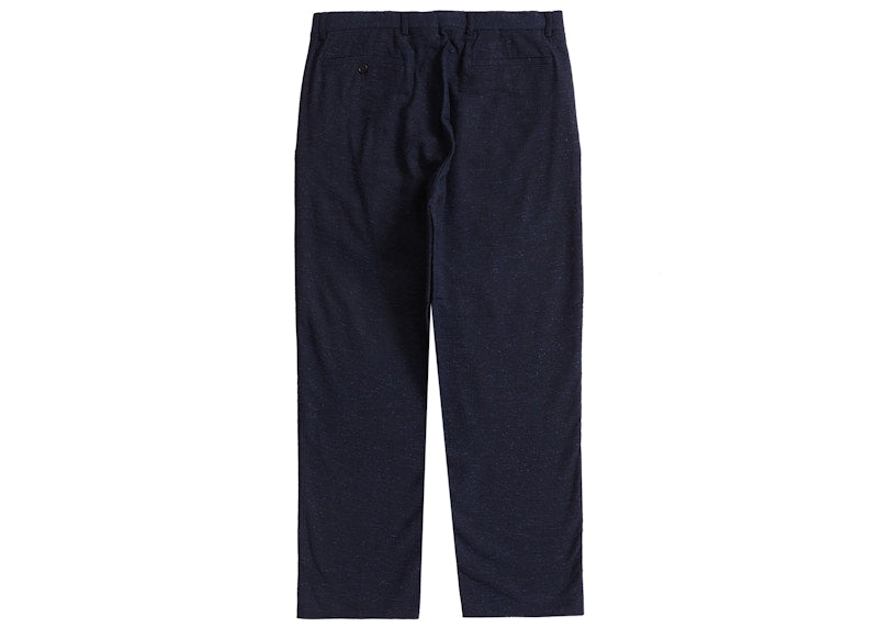 Supreme Pleated Trouser Navy