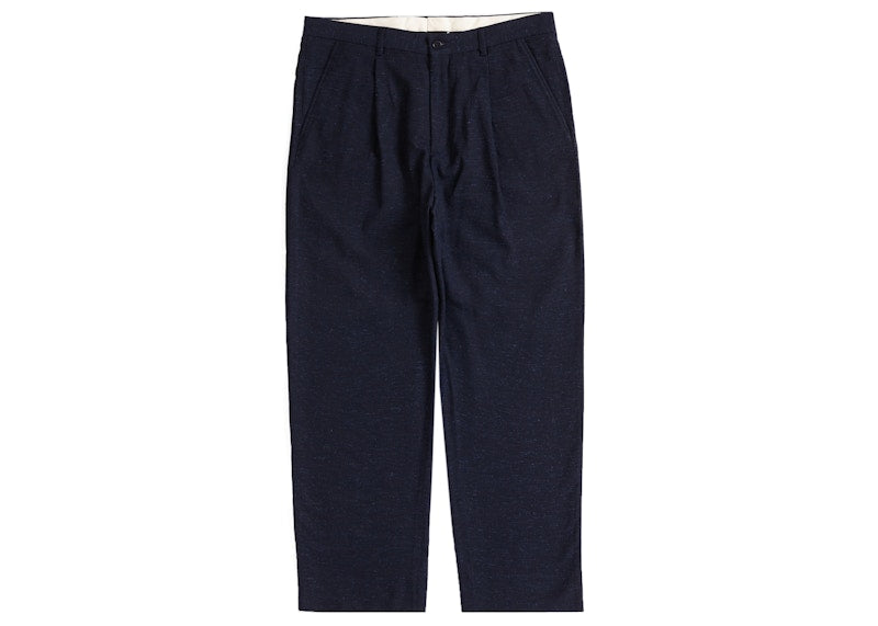 Supreme Pleated Trouser Navy