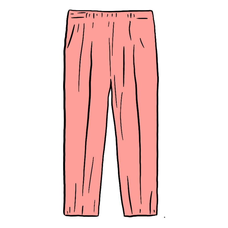 Supreme Pleated Trouser Pink