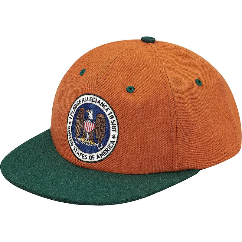 Supreme Pledge Allegiance 6-Panel Burnt Orange