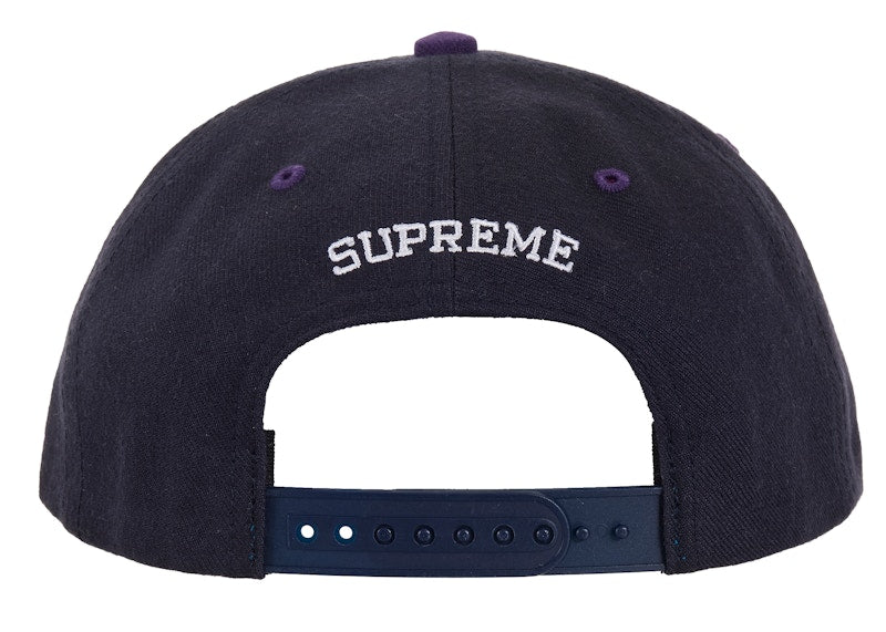 Supreme Pledge Allegiance 6-Panel Cap (FW25) Navy