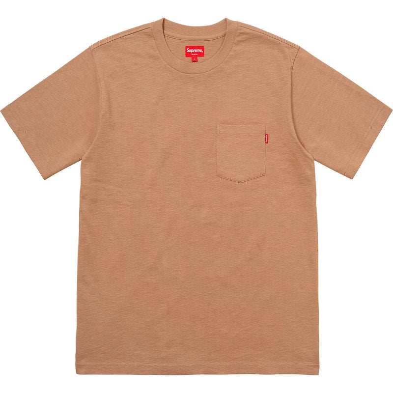 Supreme Pocket Tee Light Brown